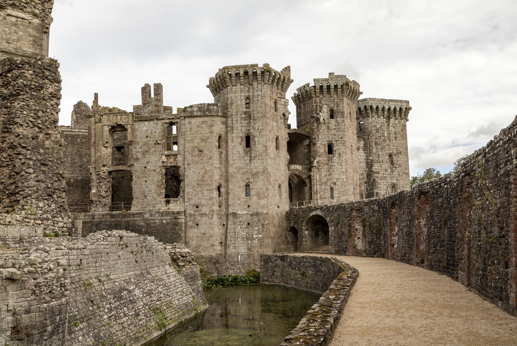 Raglan Castle, Raglan, Monmouthshire, Wales